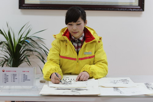 邓文静:巧手绘就十三步曲--中国石油新闻中心