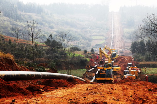 管道六公司因地制宜保证湘娄邵管道工程进度-
