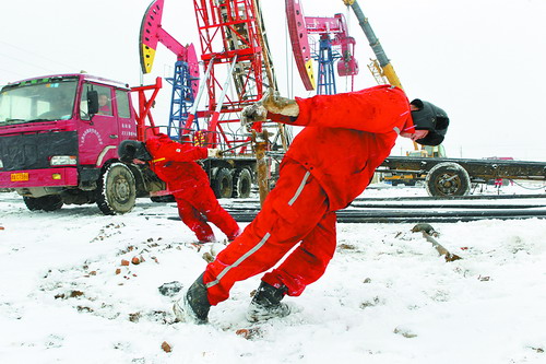 战严寒上产忙--中国石油新闻中心