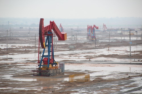 吐哈油田众志成城抗洪灾--中国石油新闻中心