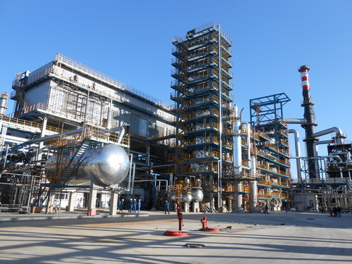 七建承建大庆炼化柴油加氢装置投产--中国石油